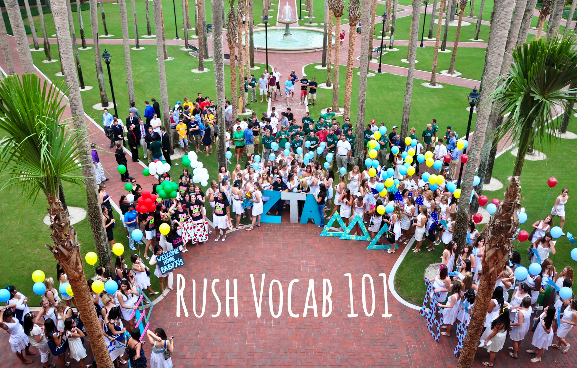 Pre- Rush Vocab Lesson