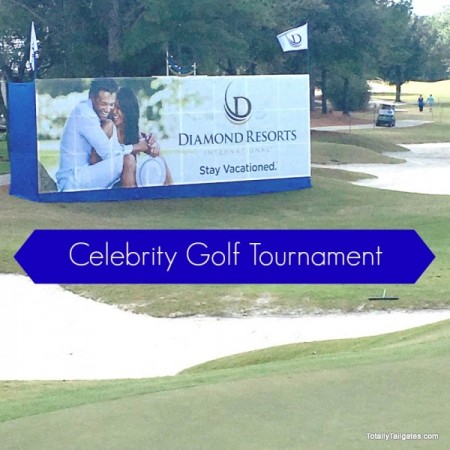 We went to the Diamond Resorts Invitational Celebrity Golf Tournament!