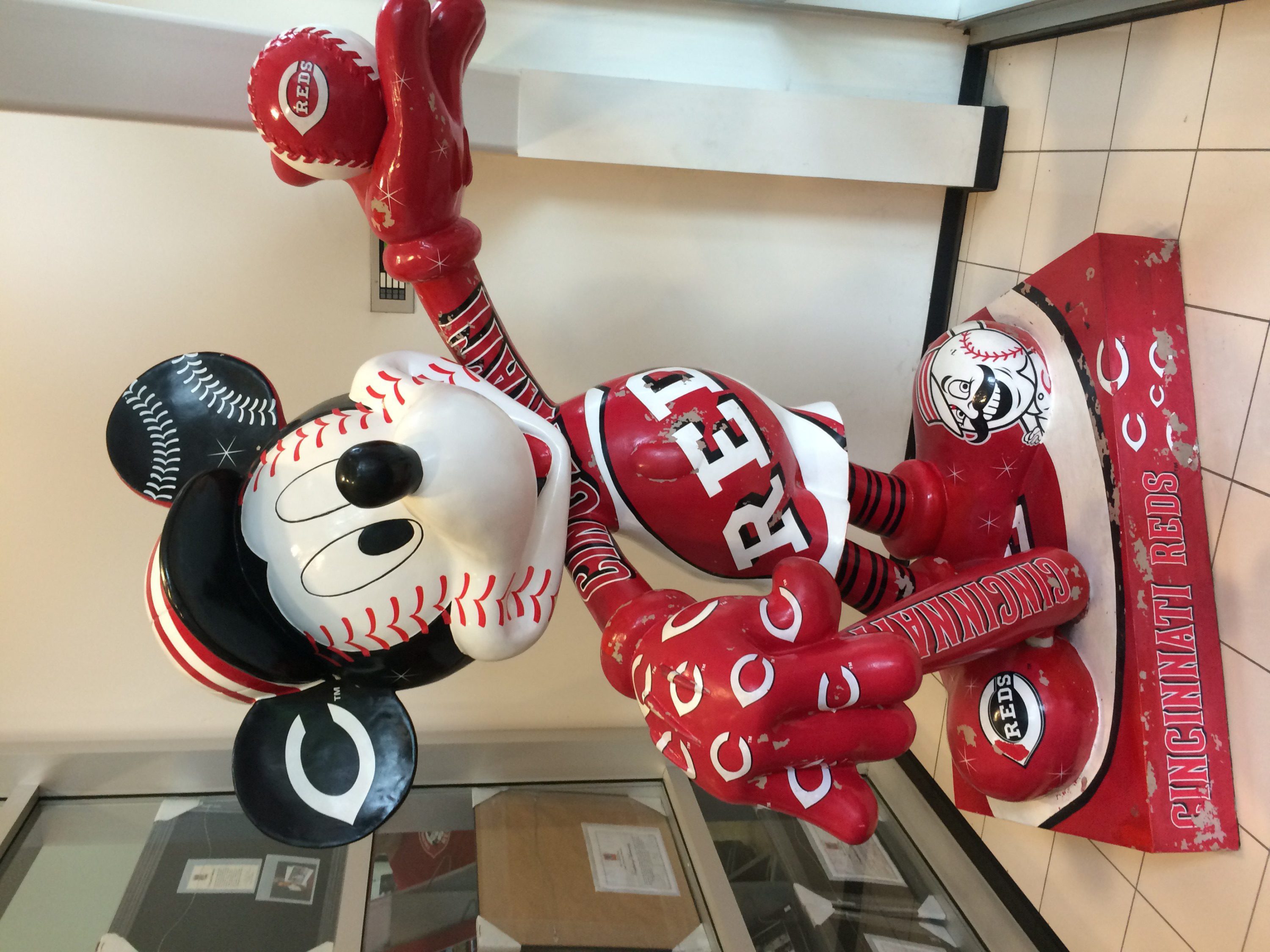 Cincinnati Reds and Mickey Mouse