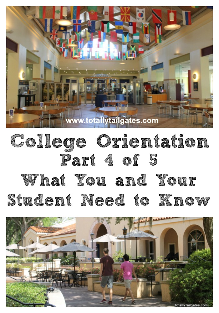 All About College Orientations Part 4 of 5 covers all you need to know about meal plans & dining services.