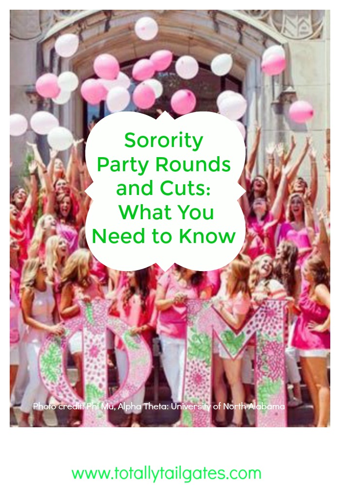 Sorority Party Rounds and Cuts