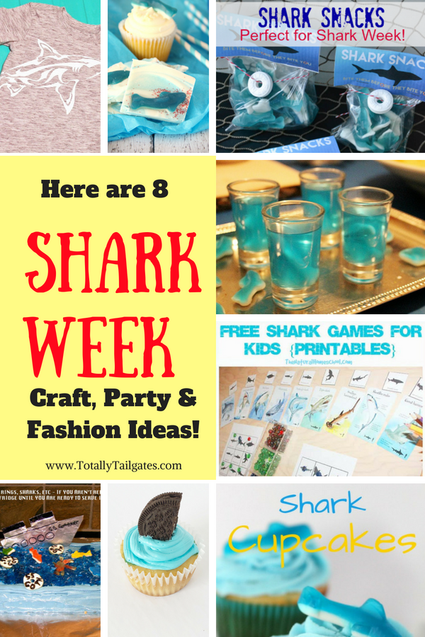 Shark Week Party Round 2: 8 Ideas for Crafts, Foods & Fashion