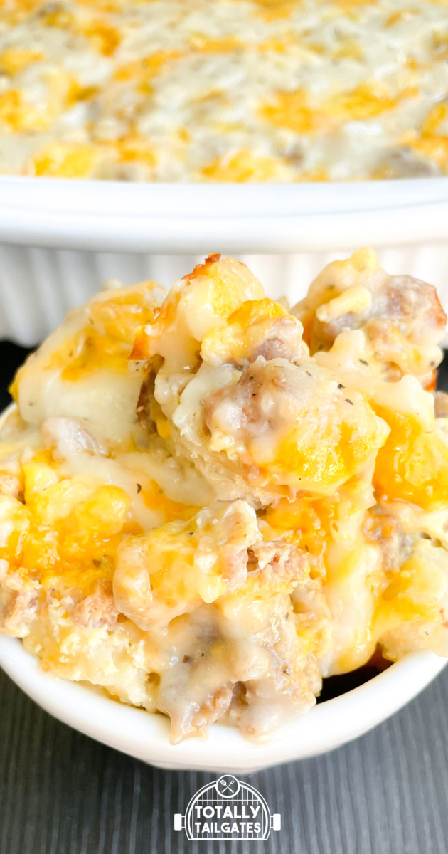 Sausage Biscuits and Gravy Casserole