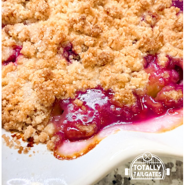 Easy Fruit Crumble a.k.a. Sin in a Bowl!